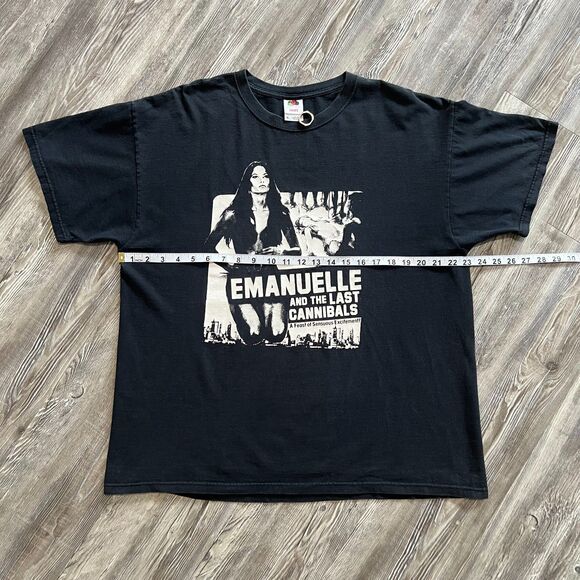RARE Vintage Emanuelle and the Last Cannibals Exploitation Movie Shirt - Picture 5 of 9